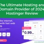 The Ultimate Hosting and Domain Provider of 2024: Hostinger Review